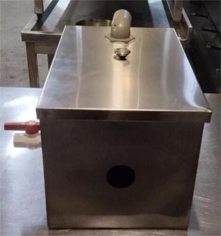 Λιποσυλλέκτης Ανοξείδωτος 22Lt 41x26x25Cm Μεταχειρισμένος